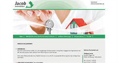 Desktop Screenshot of immobilien-jacob.de