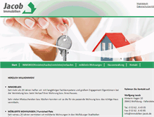 Tablet Screenshot of immobilien-jacob.de
